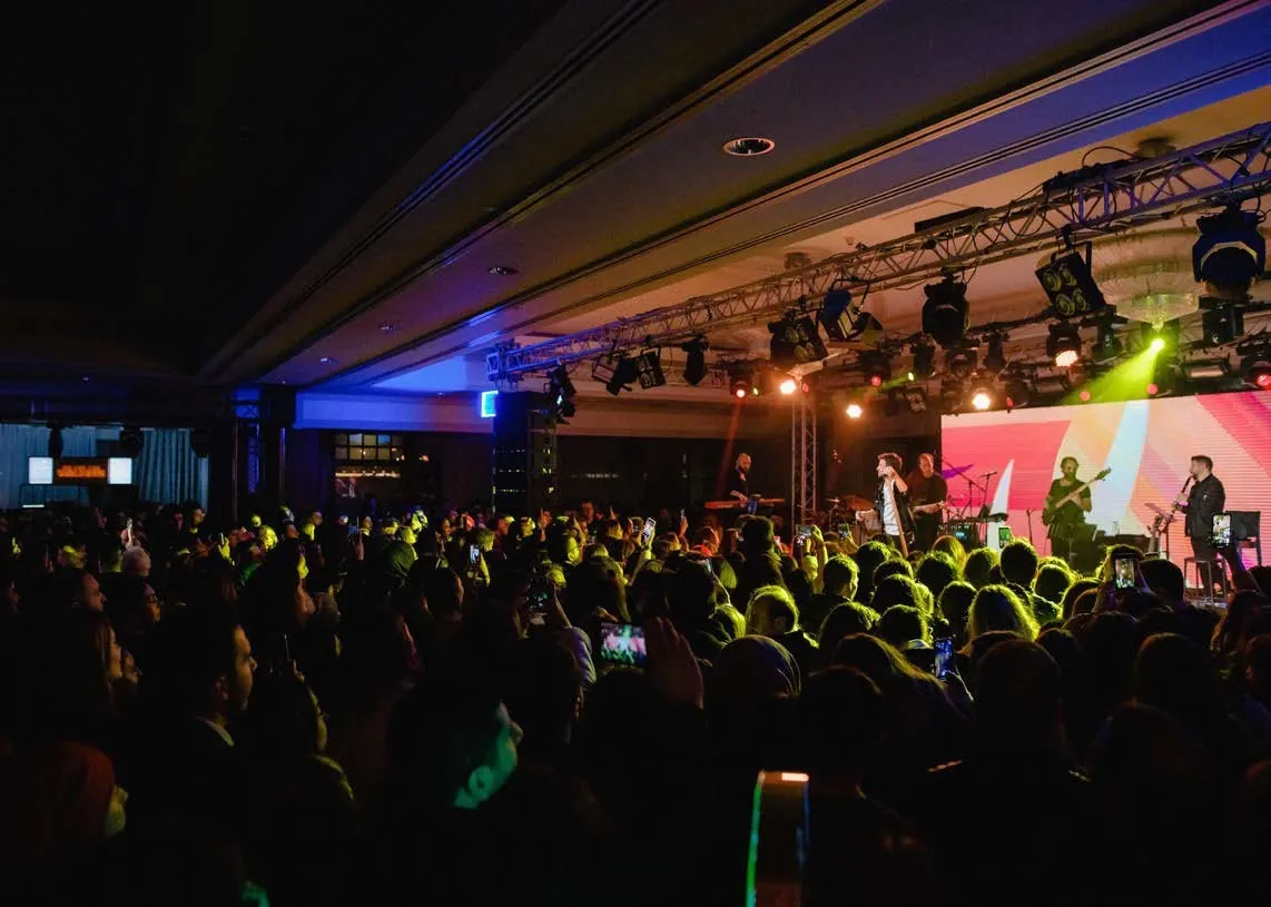 Stage, sound and lighting