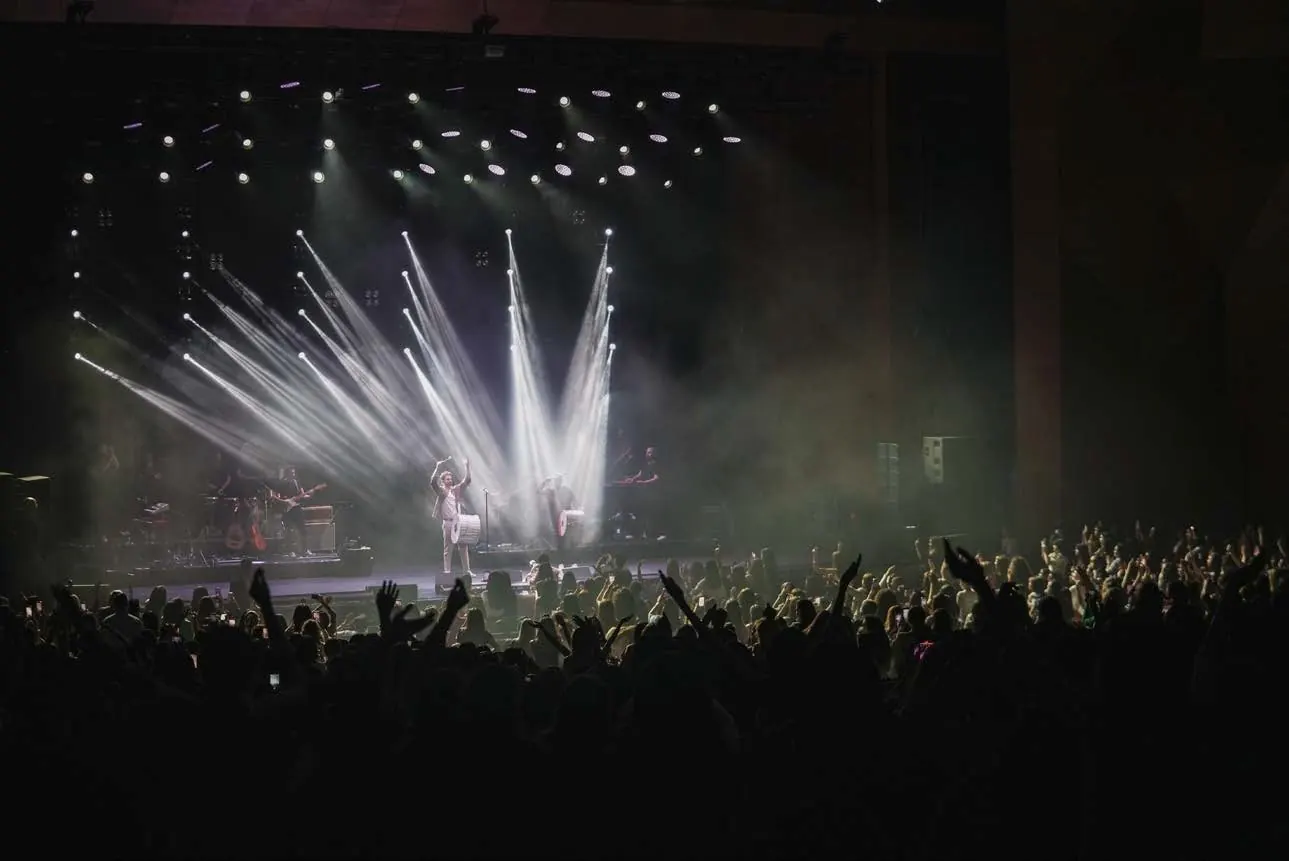 Stage, sound and lighting
