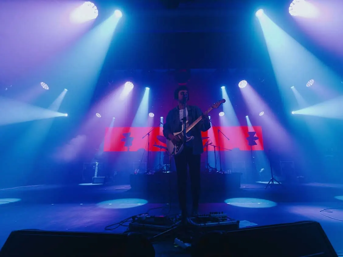 Stage, sound and lighting