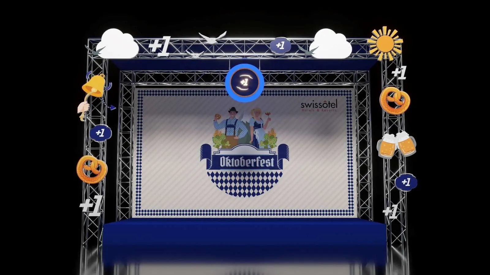 Stage, sound and lighting