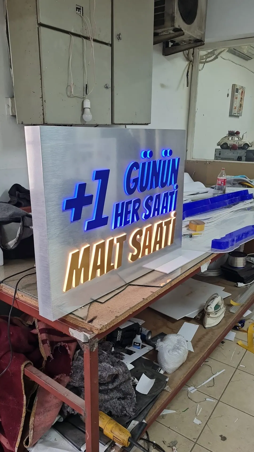Retail Display — From workshop to site: illuminated signs, produced and installed.